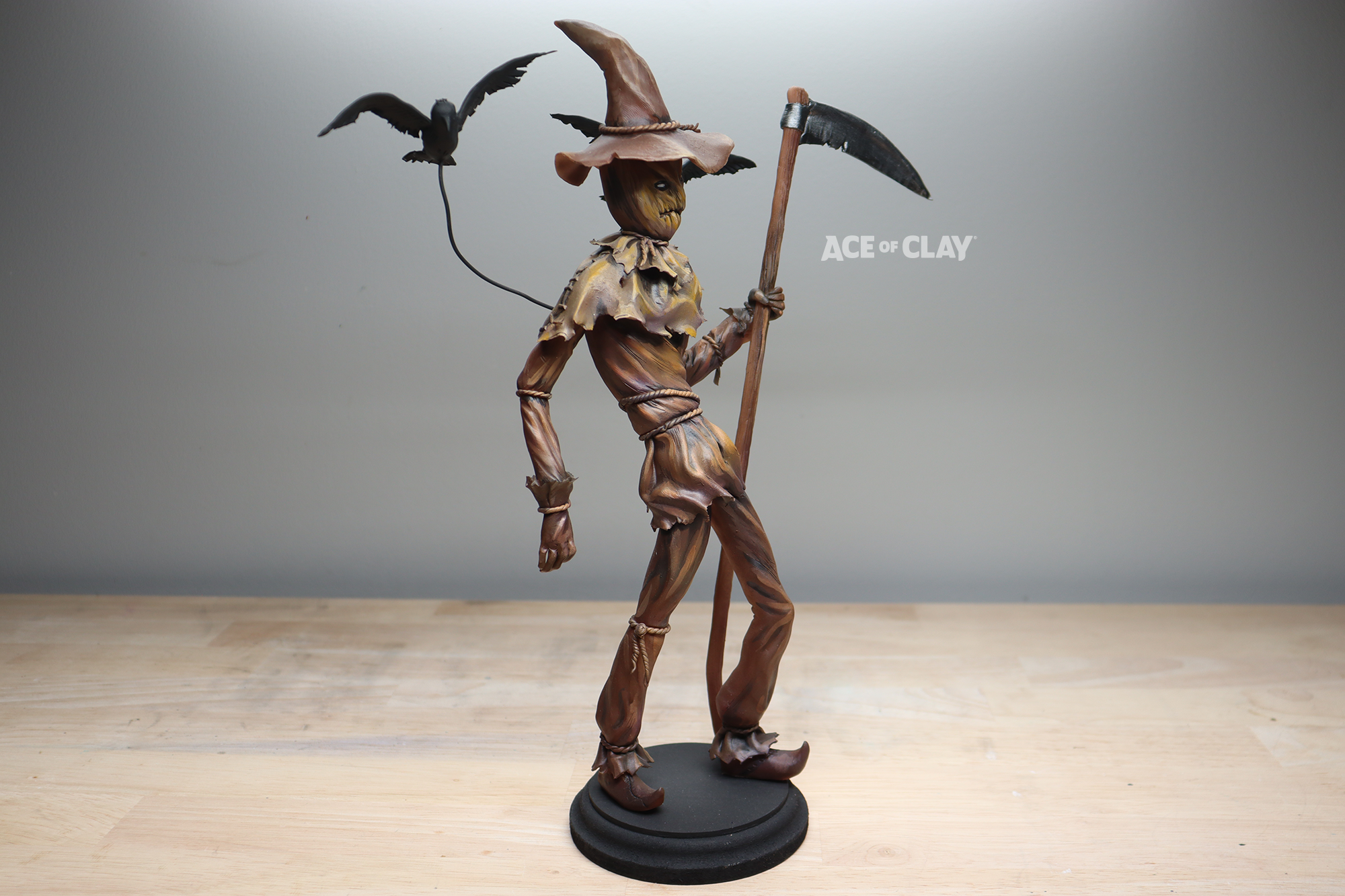 Scarecrow Original Sculpture — Ace of Clay